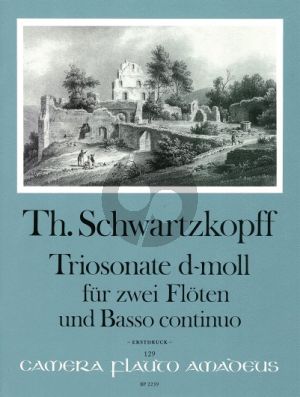 Schwartzkopf Triosonate d-moll 2 Flöten oder Blockflöten/Violinen und Bc (Part./Stimmen) (Eckhard Lenzing)