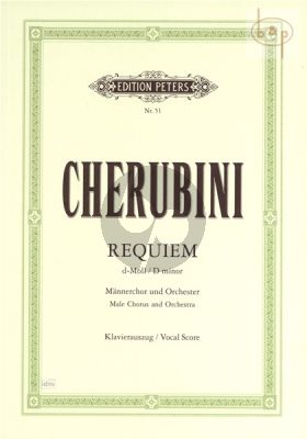 Requiem d-minor (1836) for Male Choir and Orchestra Vocal Score