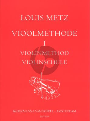 Metz Vioolmethode (Violin Method / Violine Schule) Vol.1