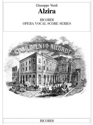 Verdi Alzira Vocal Score (it.)