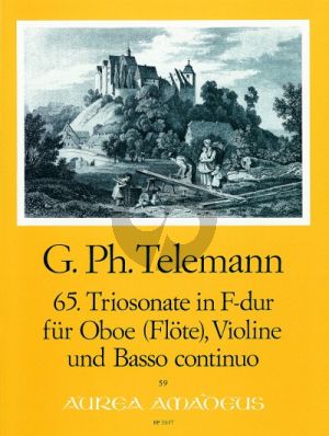 Telemann Trio Sonata F-major TWV 42:F4 Oboe[Rec./Fl.]-Violin-Bc