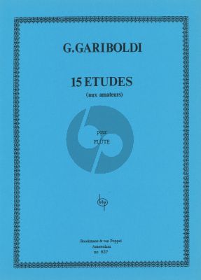 Gariboldi 15 Etudes aux Amateurs Flute