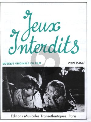 Jeux Interdits (Spanish Romance) for Piano Solo
