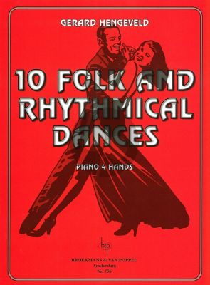 Hengeveld Folk and Rhythmical Dances Piano 4 hds