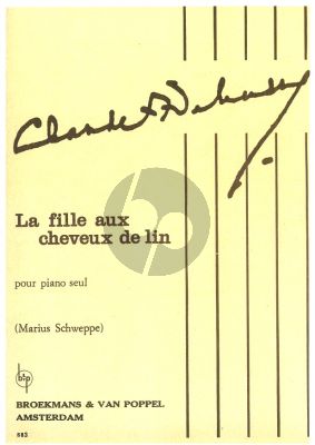 Debussy La Fille aux Cheveux de Lin (Schweppe)