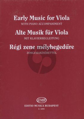 Old Music for Viola Viola-Piano (Ferenc Brodszky)