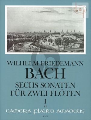 Bach 6 Sonaten (Duette) Vol.1 (No.1 - 3) 2 Flöten (Parts) (edited by Oskar Peter)