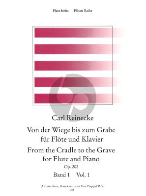 Reinecke From the Cradle to the Grave Vol.1 (Von der Wiege bis zum Grabe) Flute-Piano