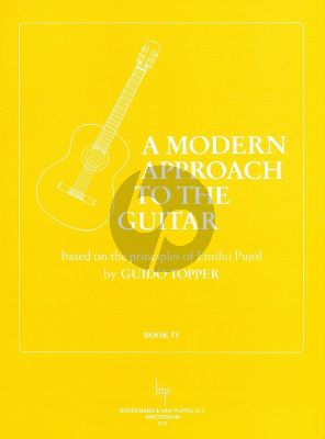 Topper Modern Approach to the Guitar Vol.4 (Based on the Principles of Emilio Pujol)