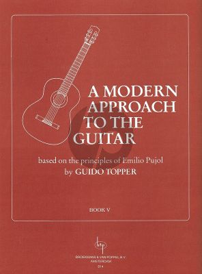 Topper Modern Approach to the Guitar Vol.5 (Based on the Principles of Emilio Pujol)