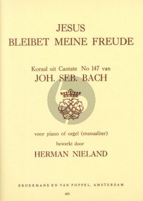 Nieland Jesus bleibet meine Freude (from Cantata No.147)