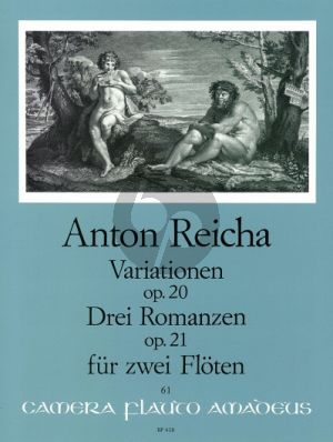 Reicha 3 Romanzen Op.21 / Variationen op.20 fur 2 Floten Spielpartitur