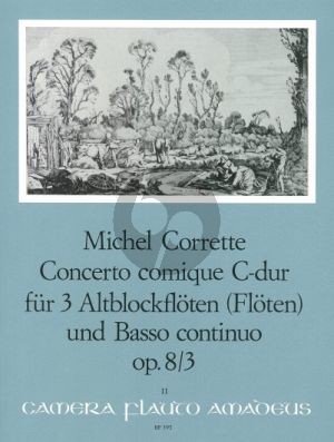 Concerto Comique C-dur Op.8 / 3 3 Altbl-BC