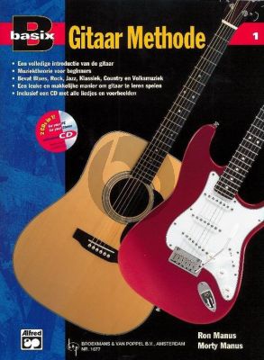 Manus Basix Gitaar Methode Vol.1 (Bk-Cd) (Nederlandse vertaling Joep Wanders) (ook voor zelf instructie)