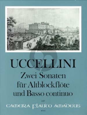 Uccelini 2 Sonaten Op. 4 No. 9-10 Altblockflöte und Bc (Martin Nitz)