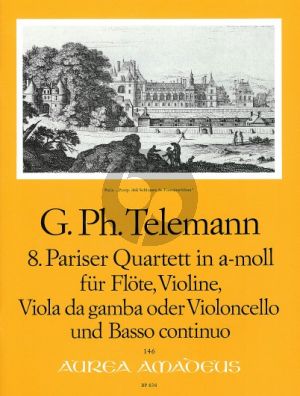 Telemann Pariser Quartett Nr.8  a-moll TWV 43:a2