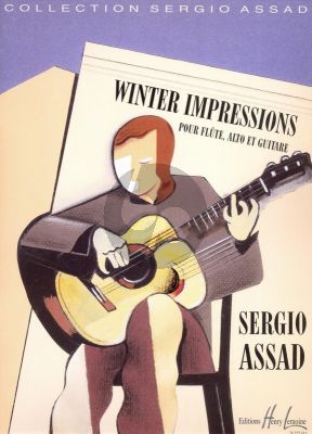 Assad Winter Impressions Flute-Viola and Guitar (Score/Parts)