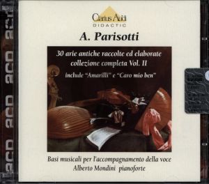 Album Arie Antiche Vol.2 (Parisotti) Set of 2 CD's Sing Along (Book not included)