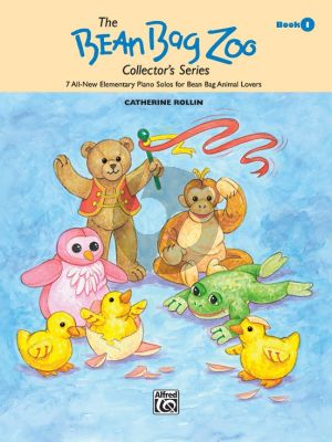 Rollin Bean Bag Zoo Vol.1 - 7 All-New Elementary Piano Solo Solos for Bean Bag Animal Lovers