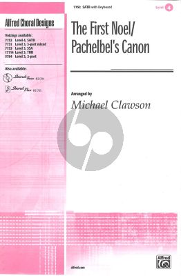 First Noel SATB - Piano (arr. Michael Clawson)