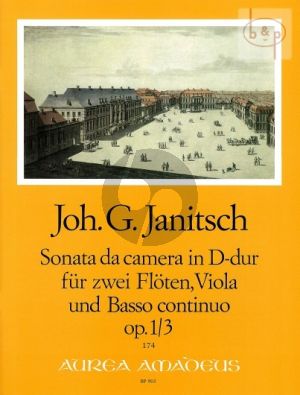 Sonate da Camera D-dur Op.1 No.3 2 Flutes-Viola and Bc