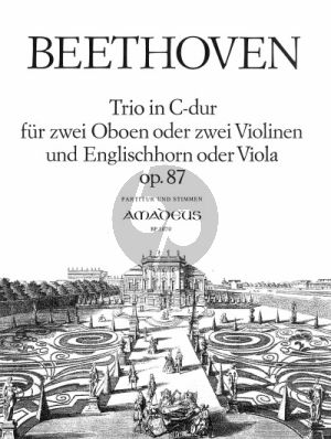 Beethoven Trio C-dur Op.87 2 Oboen [Violinen]-Englishhorn [Viola] (Part./Stimmen) (Kurt Meier)