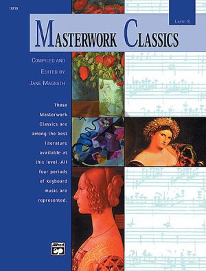 Masterwork Classics Vol.9 Piano (Bk-Cd)