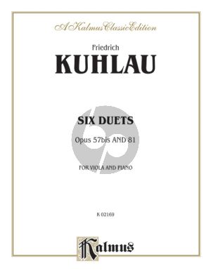 Kuhlau 4 Duets Op.57bis No.1 and 3 Duets Op.81 (2 Separate Flute Parts)