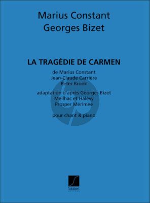 Constant-Bizet La Tragedie de Carmen Partition Chant-Piano