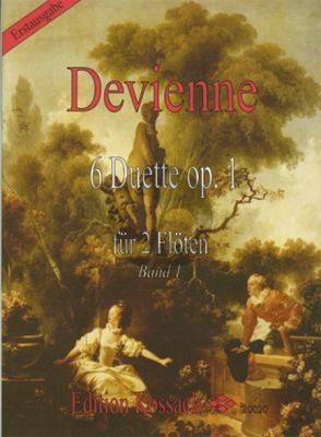 Devienne 6 Duette Op. 1 Vol. 1 No.1 - 3 for 2 Flutes (Grade 3 - 4) (first edition)