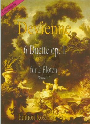 Devienne 6 Duette Op. 1 Vol. 2 No. 4 - 6 for 2 Flutes (Grade 3 - 4) (first edition)