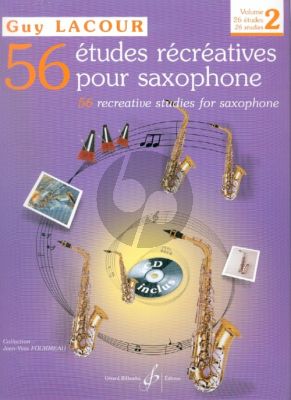 56 Etudes Recreatives Vol.2 (26 Etudes) Saxophone