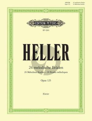 Heller 24 Melodische Etuden op.125 Klavier (Peters)