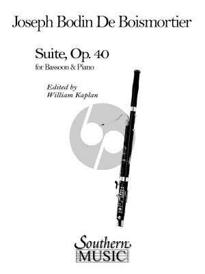 Boismortier Suite Op. 40 Bassoon and Piano (edited by William Kaplan)