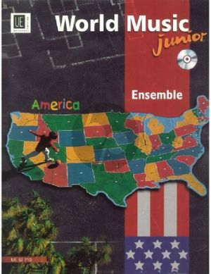 World Music Junior America (Grade 1 - 2) (Score-Cd) (2 Melodyinstr.-Guitar-Piano-Bass-Percussion)