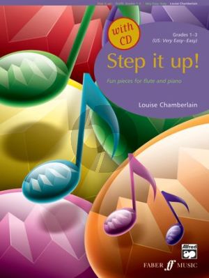 Chamberlain Step it Up! Flute and Piano (Fun Pieces Grades 1 - 3) (Bk-Cd)