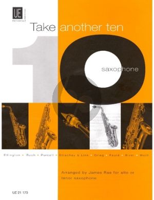 Take another Ten for Alto or Tenor Saxophone and Piano (arranged by James Rae)
