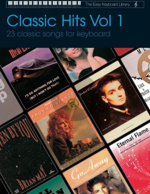 Classic Hits Vol.1 (23 Classic Songs for Keyboard with Lyrics) (Easy Keyboard Library)