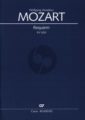 Mozart Requiem KV 626 oli SATB, Coro SATB, und Orchester Klavierauszug (Fassung Maunder)