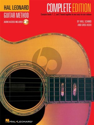 Hal Leonard Guitar Method Vol. 1 - 2 - 3 Complete (Book with Audio online)