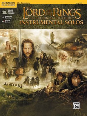 Album  Lord of the Rings Trilogy for Altosax Book with Audio Online (Level 2 - 3)