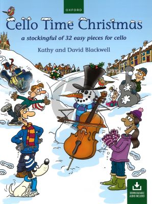 Cello Time Christmas Bk-Audio Online (A Stockingful of 31 Easy Pieces for Cello - Solos and Duets)