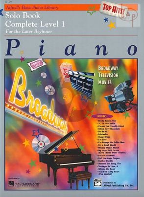 Top Hits Solo Book Complete Level 1 Piano (1A/ 1B)
