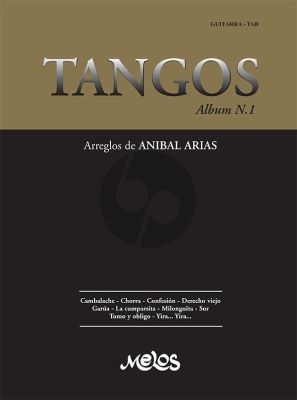 Album Tangos Album Vol.1 Guitarra-TAB (Anibal Arias)
