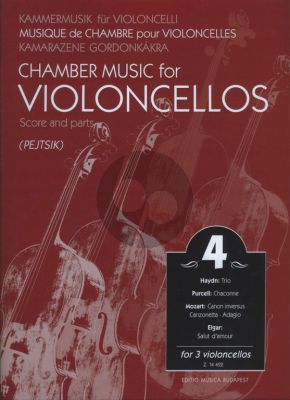 Chamber Music for Violoncellos Vol.4 (3 Vc) (Score/Parts) (Arpad Pejtsik)