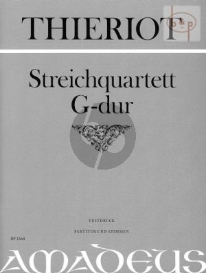 Streichquartett G-dur Part./Stimmen