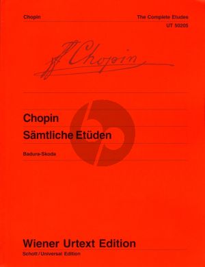 Chopin Etuden Op.10 und Op.25 Klavier solo (Komplett) (Badura Skoda) (Wiener Urtext)