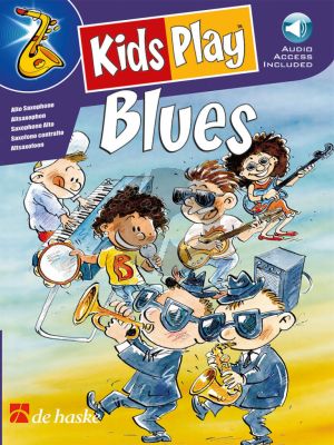 Kids Play Blues for Alto Saxophone (Book with Audio Online)