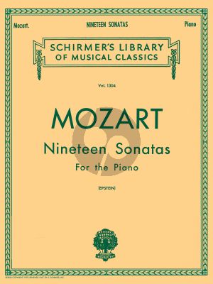 19 Sonatas for Piano solo