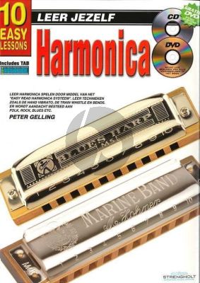 Gelling Leer Jezelf Harmonica (Boek met Audio online) (10 Easy Lessons)